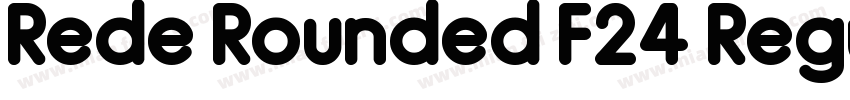 Rede Rounded F24 Regular字体转换